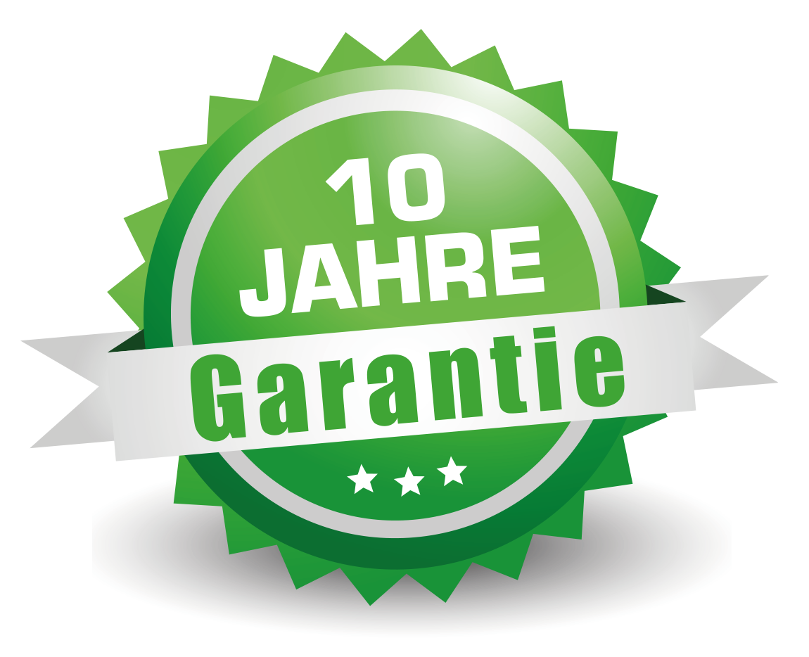 10 Jahre Garantie