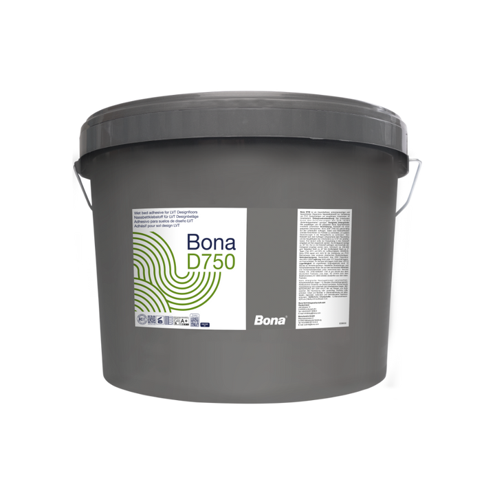 Vinyle - adhésif pour lit humide
 Bona D750
 Seau de 14 kg