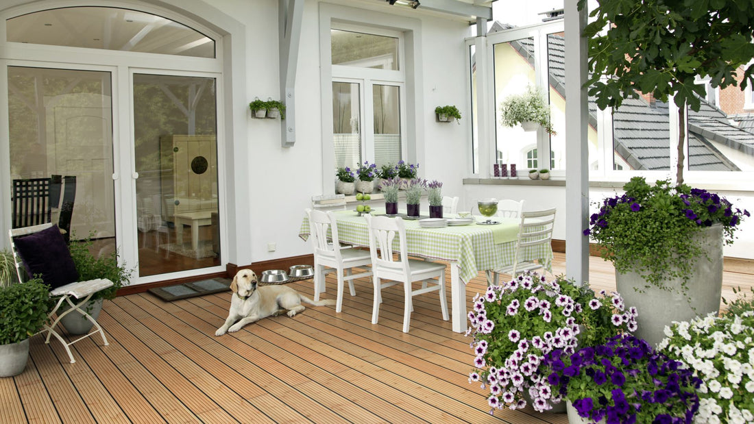 Douglasie kanadisch VEH A/B KD  genutet Terrassendiele 27x143mm Fixlängen