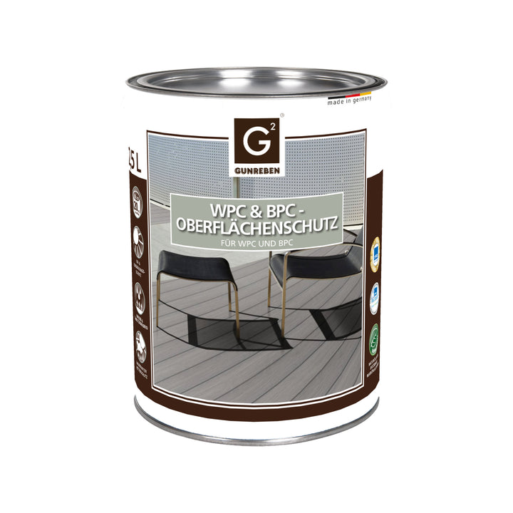 Protection de surface WPC et BPC
 bidon de 2,5 litres