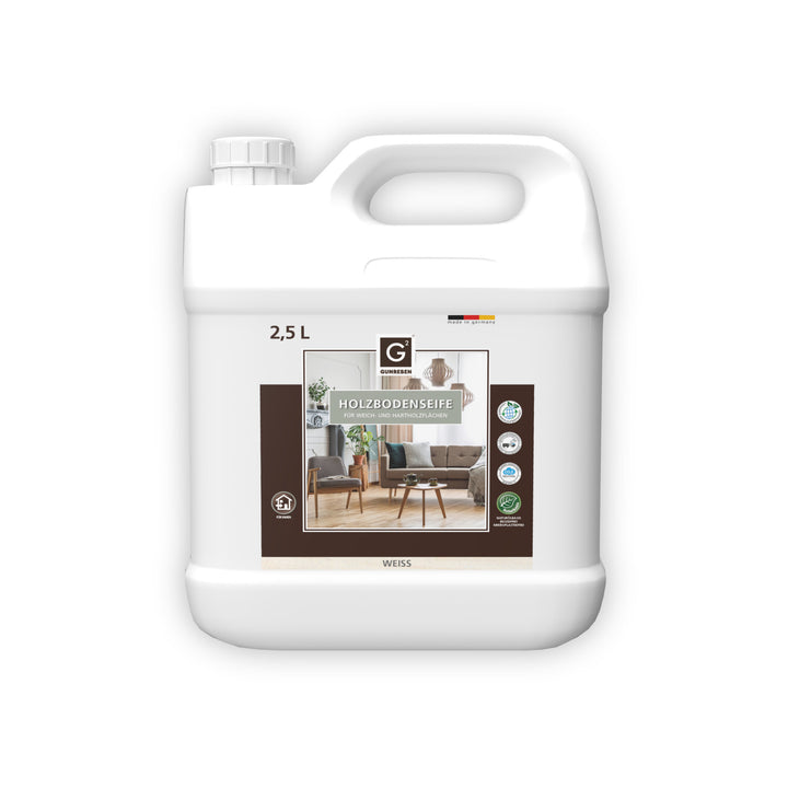 Savon pour parquet G²
 Blanc 2,5 L