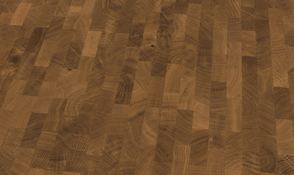 Holzpflaster und Hirnholz Sortierung Natur