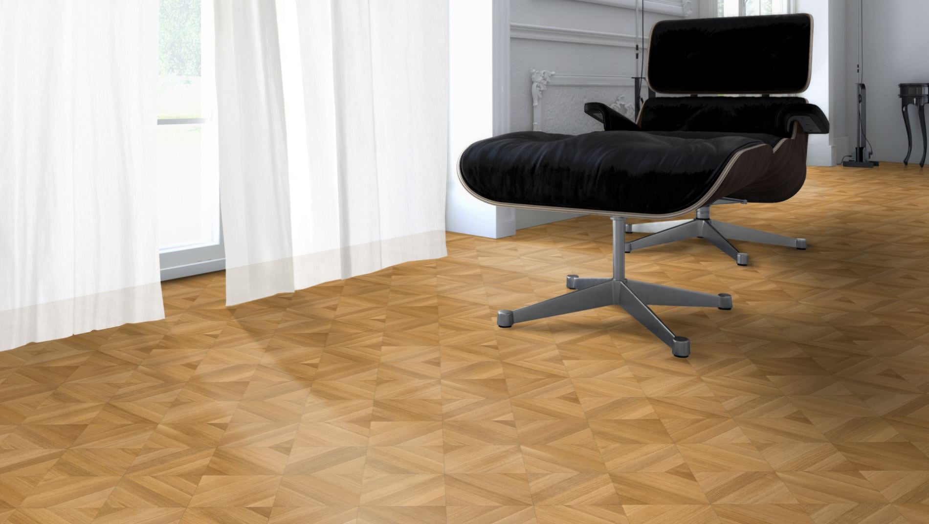 Chêne Exquisit BERLIN 50 panneau massif base 15 mm 300 x 300 mm