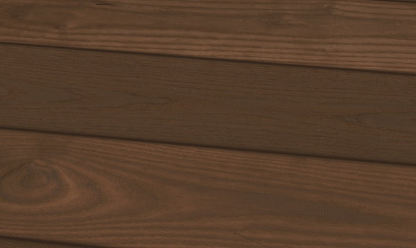Holz-Terrassendielen aus Thermo Esche bombiert