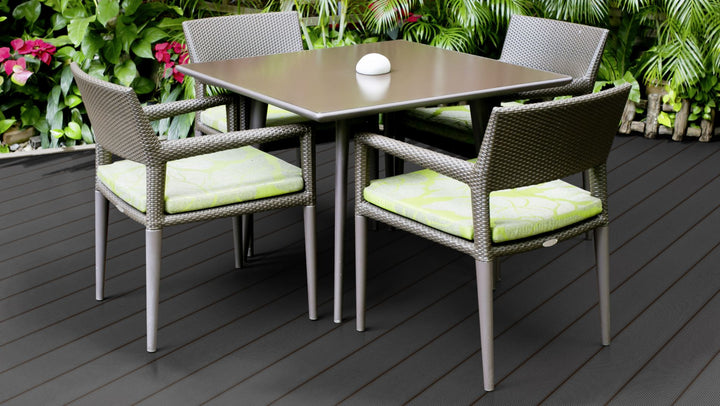 WPC 22 × 143 mm SOLID dunkelgrau gerillt Terrassendiele (massiv) Fixlängen Beispielbild Garten