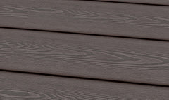 WPC-Terrassendiele Profil Struktur 3D Hellgrau