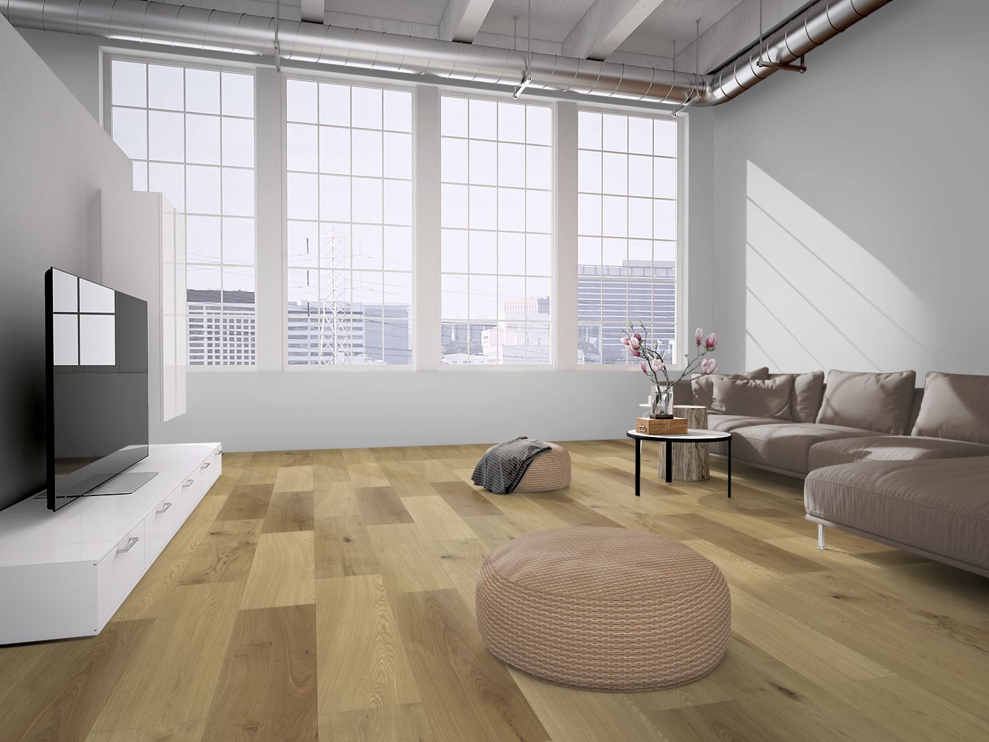 Eiche Project geölt 3-Schicht Landhausdiele Click 14 x 260 x 2200mm