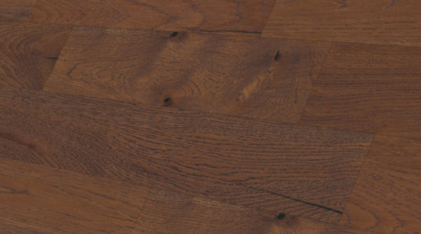 Eiche Classic Dark
  gebürstet & geölt
  2-Schicht Fertigparkett MAXI XL
  10 x 125 x 500 - 1240mm