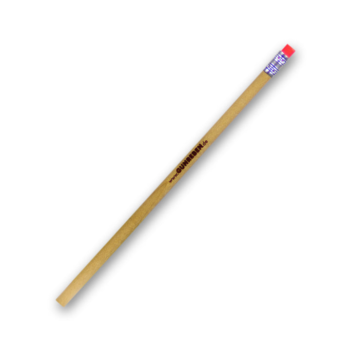 Bleistift mit Radiergummi