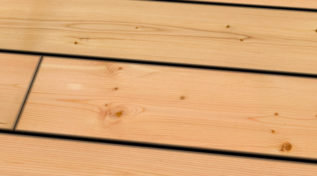 Douglas fir I/III re-sorted KD
 smooth
 Terrace board 26 x 145mm fixed lengths