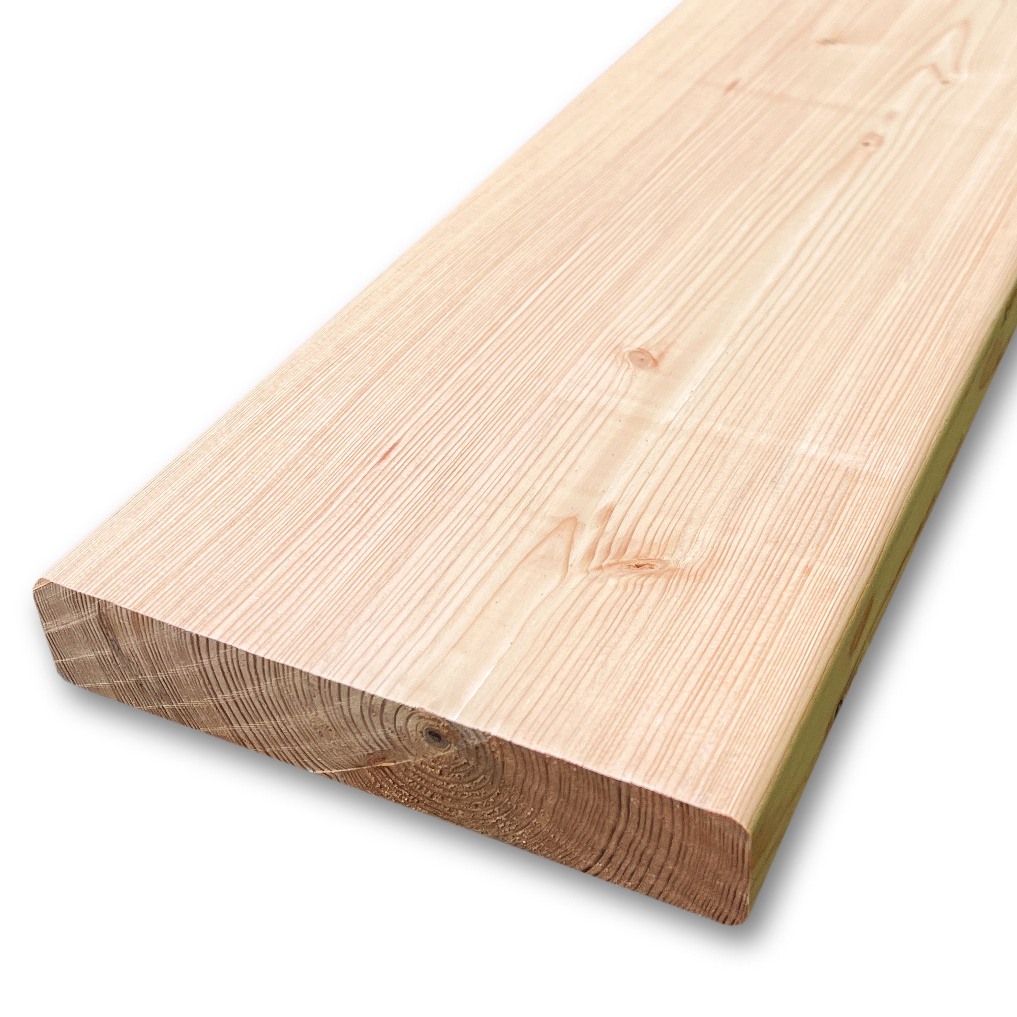 Douglas taxifolié I/III re-trié KD
 lisse
 Planche de terrasse 26 x 145 mm longueurs fixes