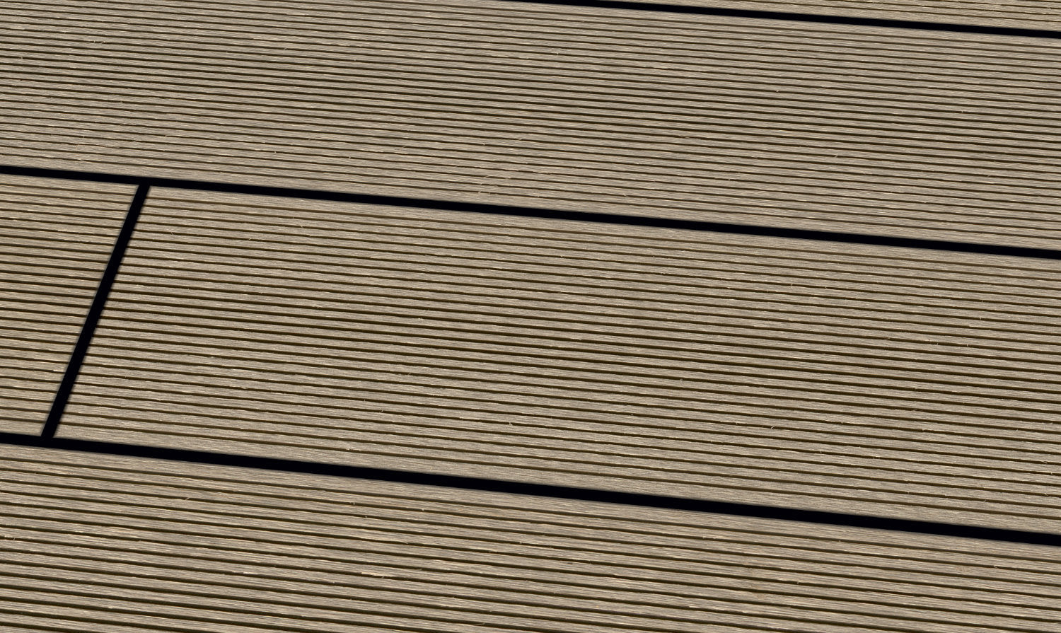WPC 22 x 143mm SOLID
 light brown grooved
 Terrace board (solid) fixed lengths