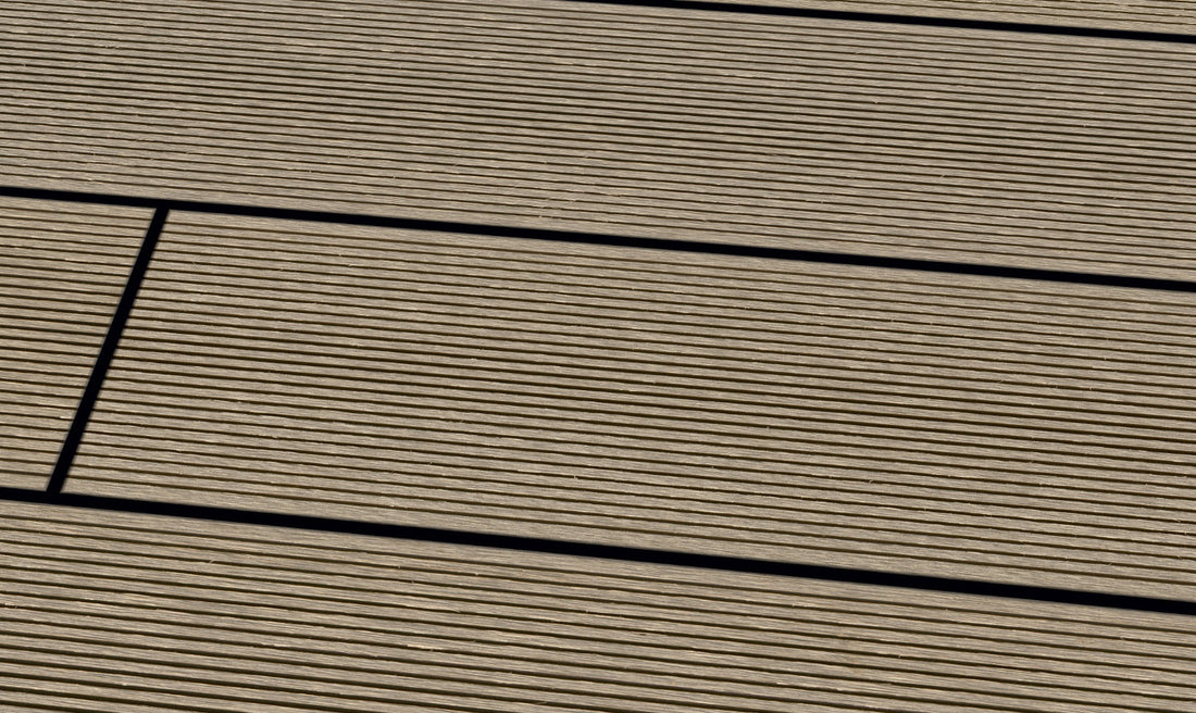 WPC 22 x 143mm SOLID
 light brown grooved
 Terrace board (solid) fixed lengths