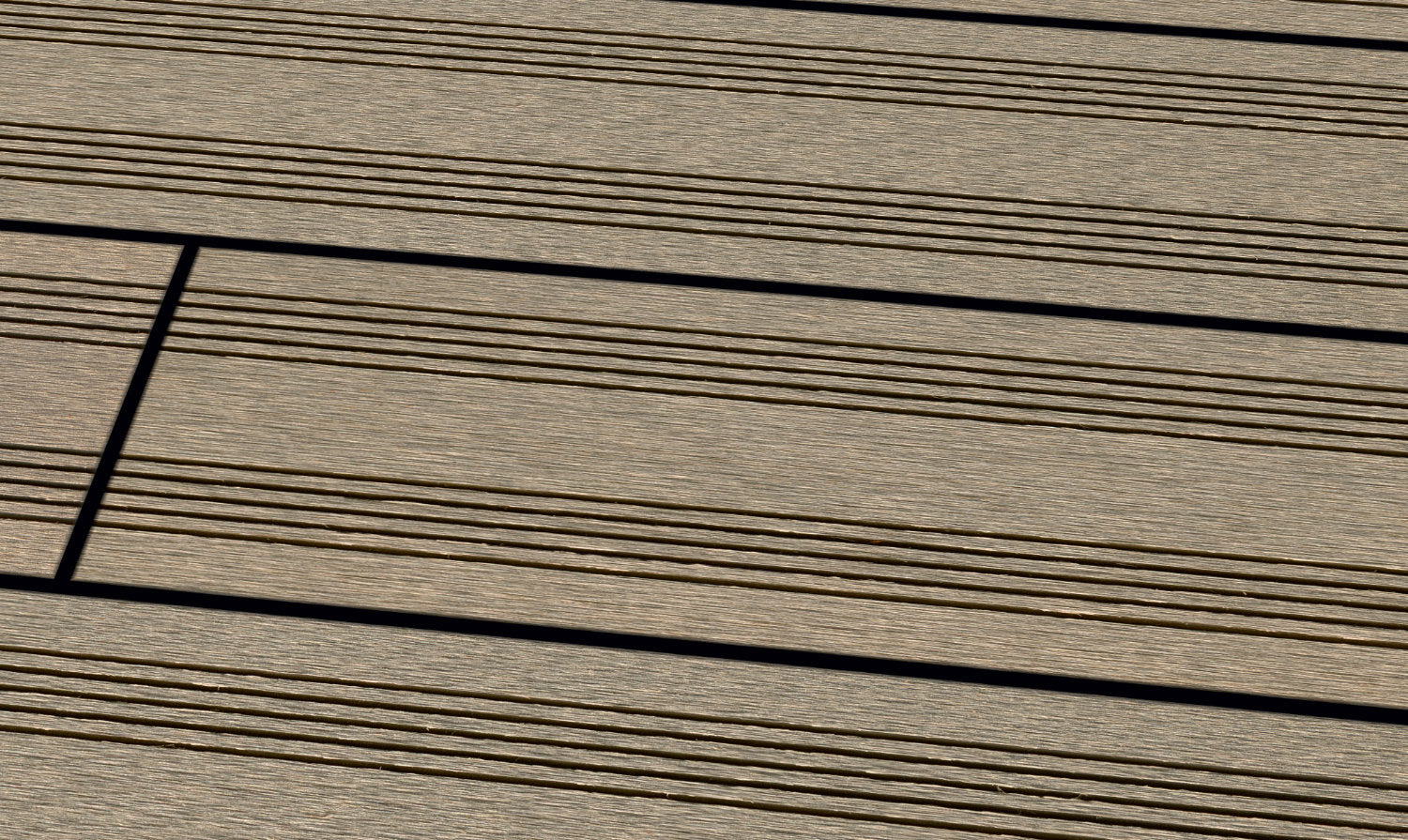 WPC 22 × 143 mm SOLID kieselgrau französisch Terrassendiele (massiv) Fixlängen