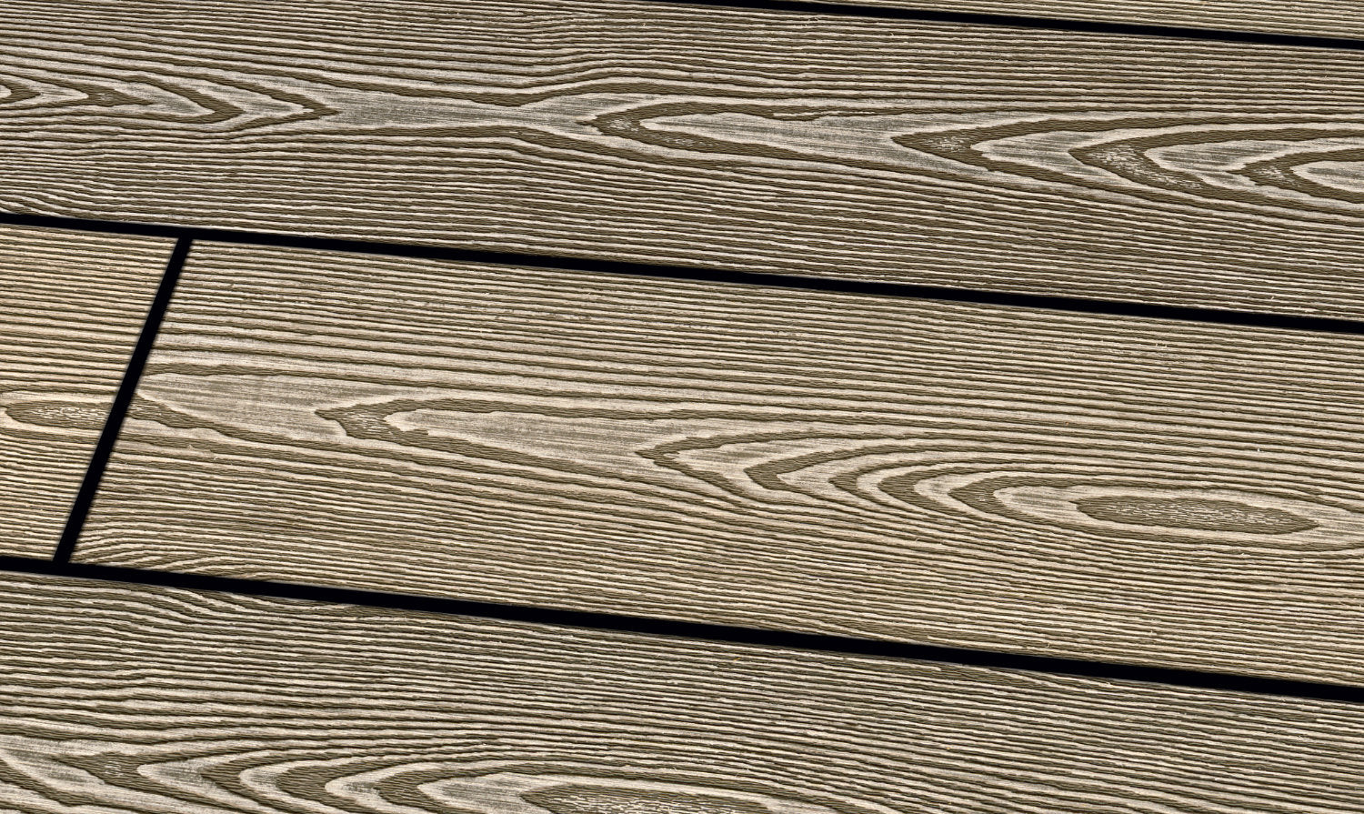 WPC 22 x 143mm SOLID
 light brown grooved
 Terrace board (solid) fixed lengths
