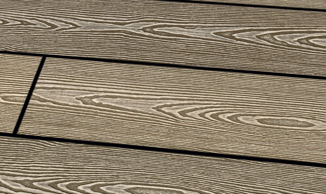 WPC 22 x 143mm SOLID
 light brown grooved
 Terrace board (solid) fixed lengths