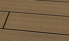 WPC-Terrassendiele Mandelbraun