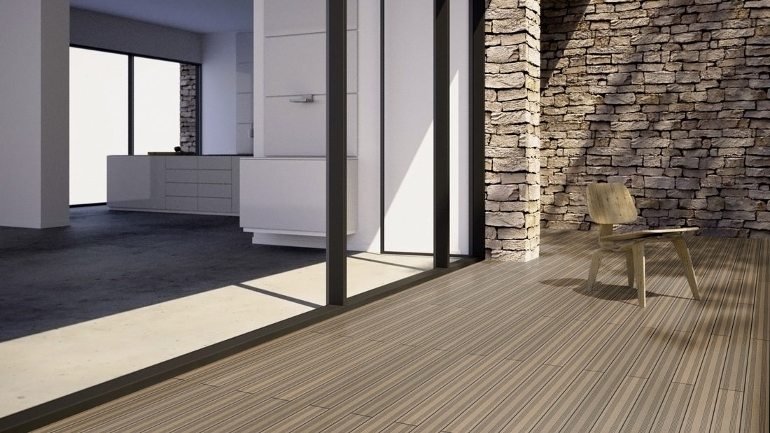 WPC 22 x 143mm SOLID
 light brown grooved
 Terrace board (solid) fixed lengths