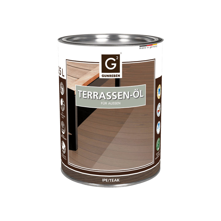 Gunreben Terrace Oil
 Ipe/Teak
 2.5 liter can