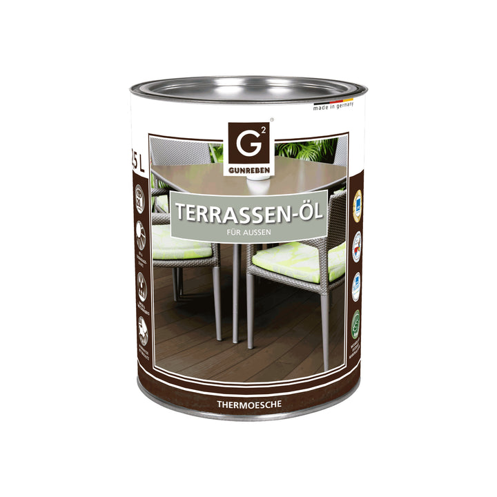 Gunreben Terrace Oil
 Thermo-ash
 2.5 liter can
