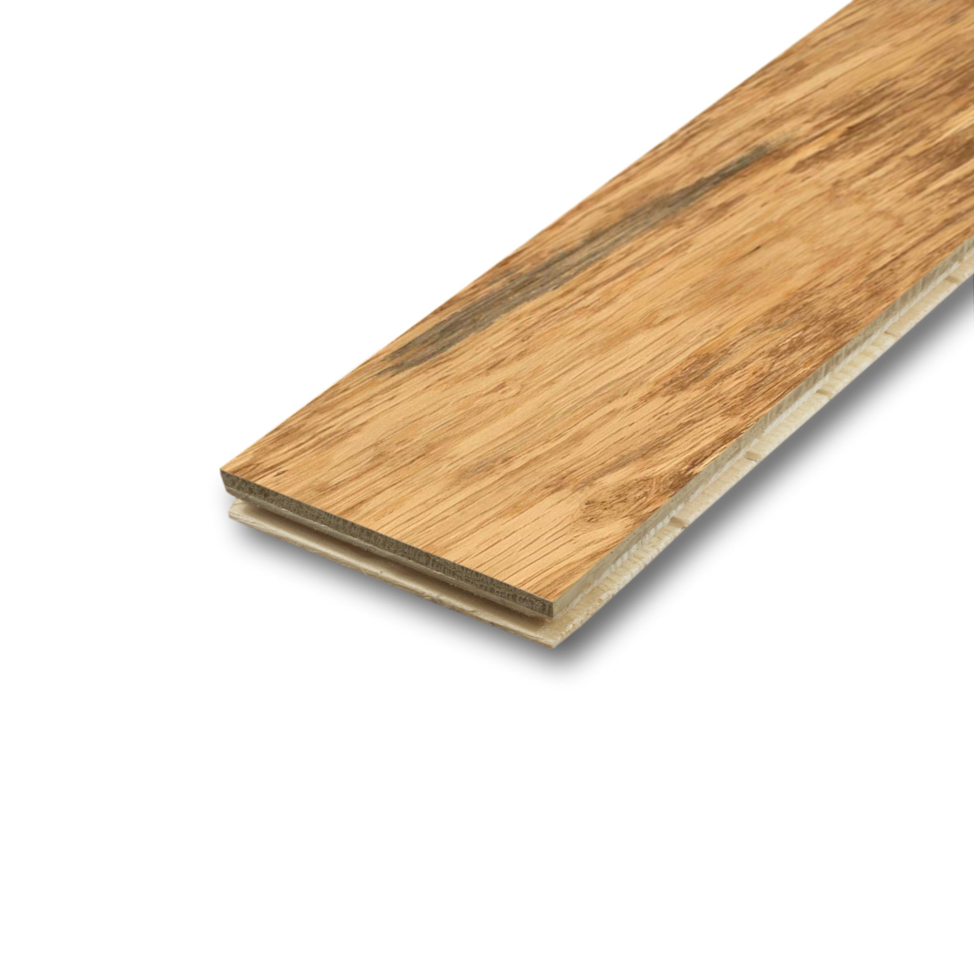 Eiche Rustikal lackiert (matt) 2-Schicht Fertigparkett 11 × 70 × 490 mm