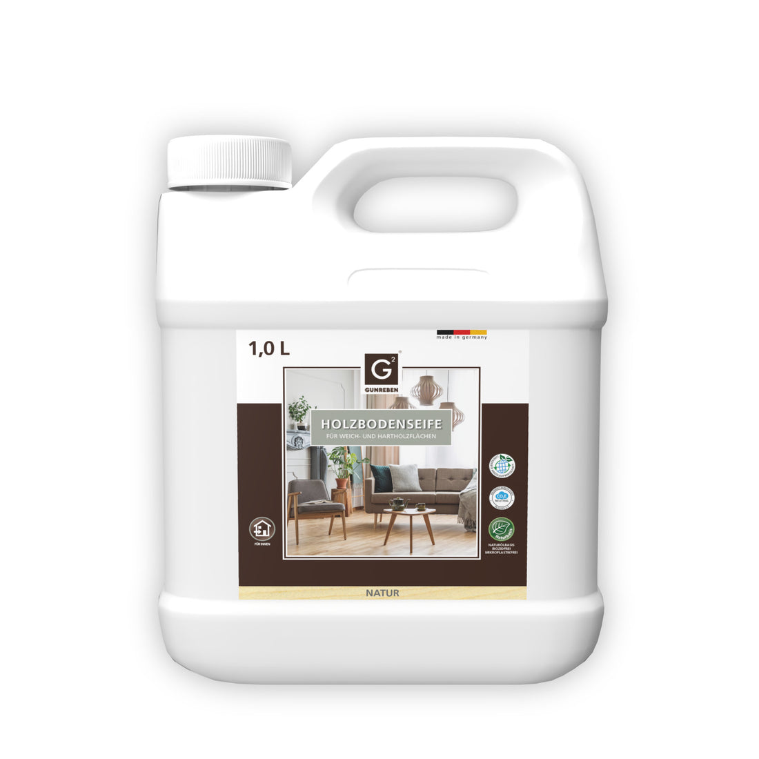 G² Holzbodenseife
 Natur 1,0 L