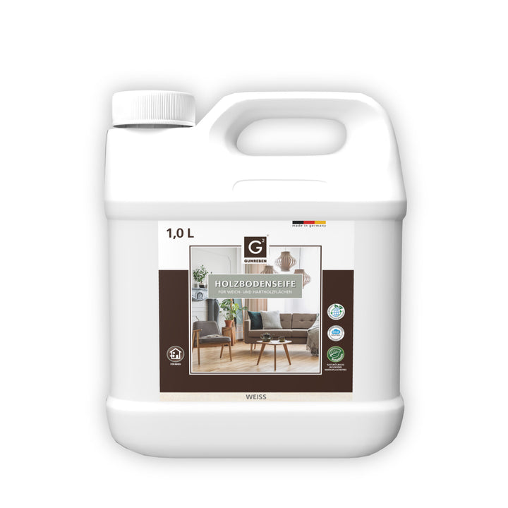 G² wood floor soap
 White 1.0 L