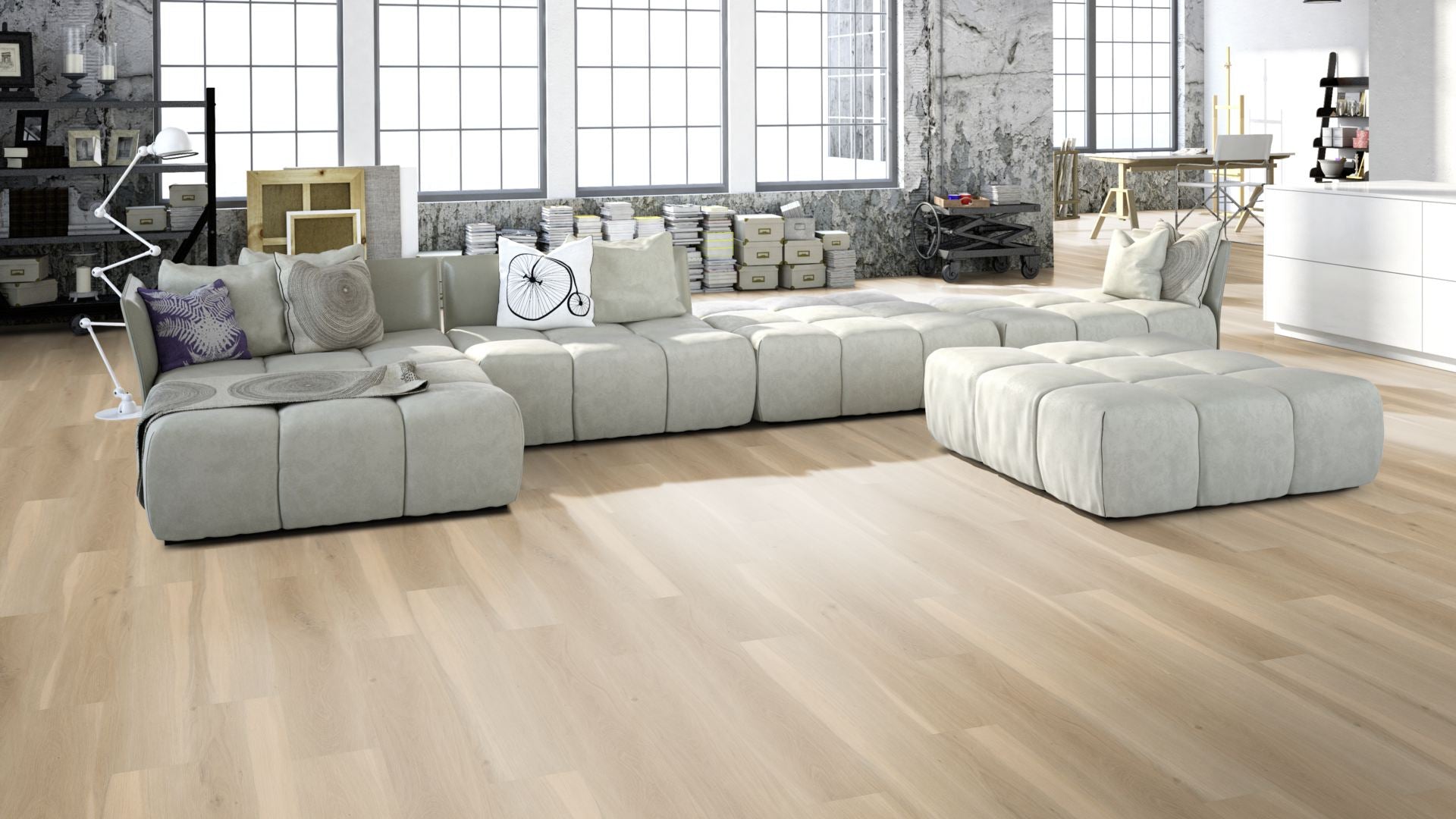 Zeus Traffic SPC
 vinyl design floor Click
 6.5 x 183 x 1220mm