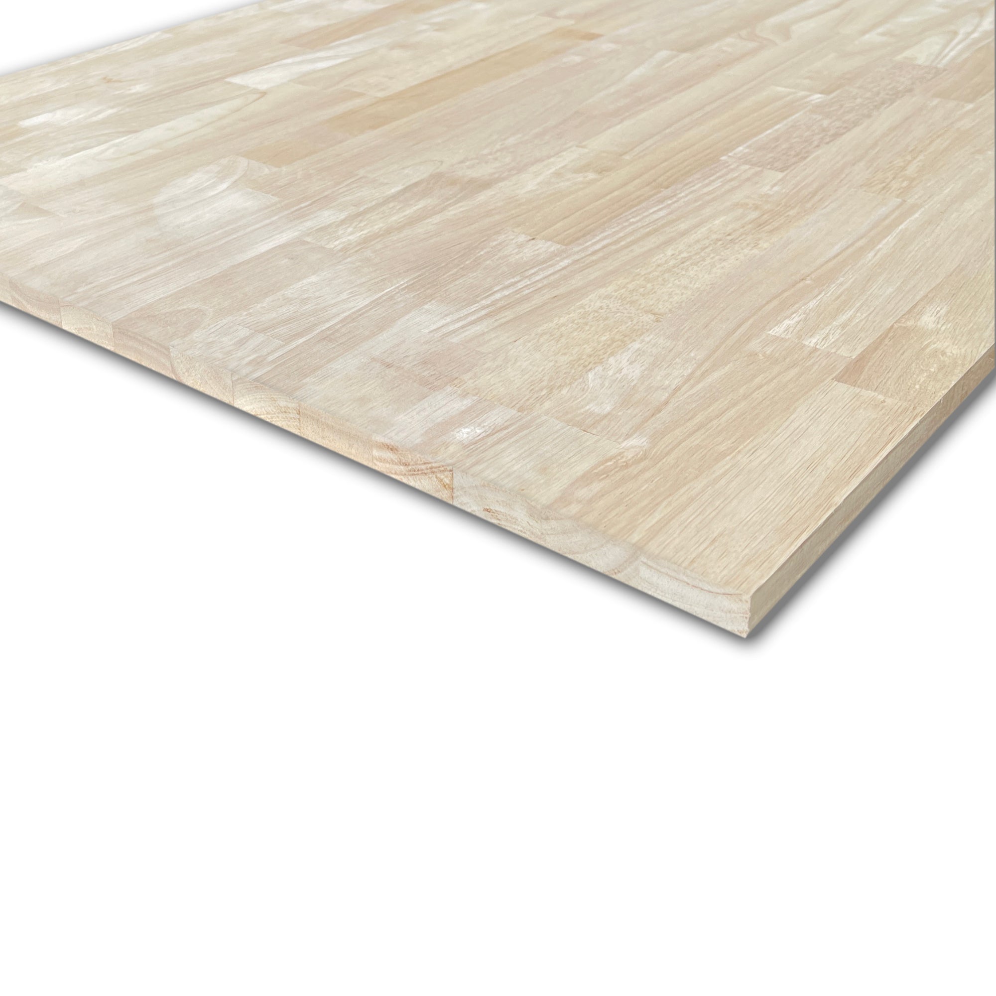 Leimholzplatte 45mm Hevea A/B massiv - keilgezinkte Lamellen