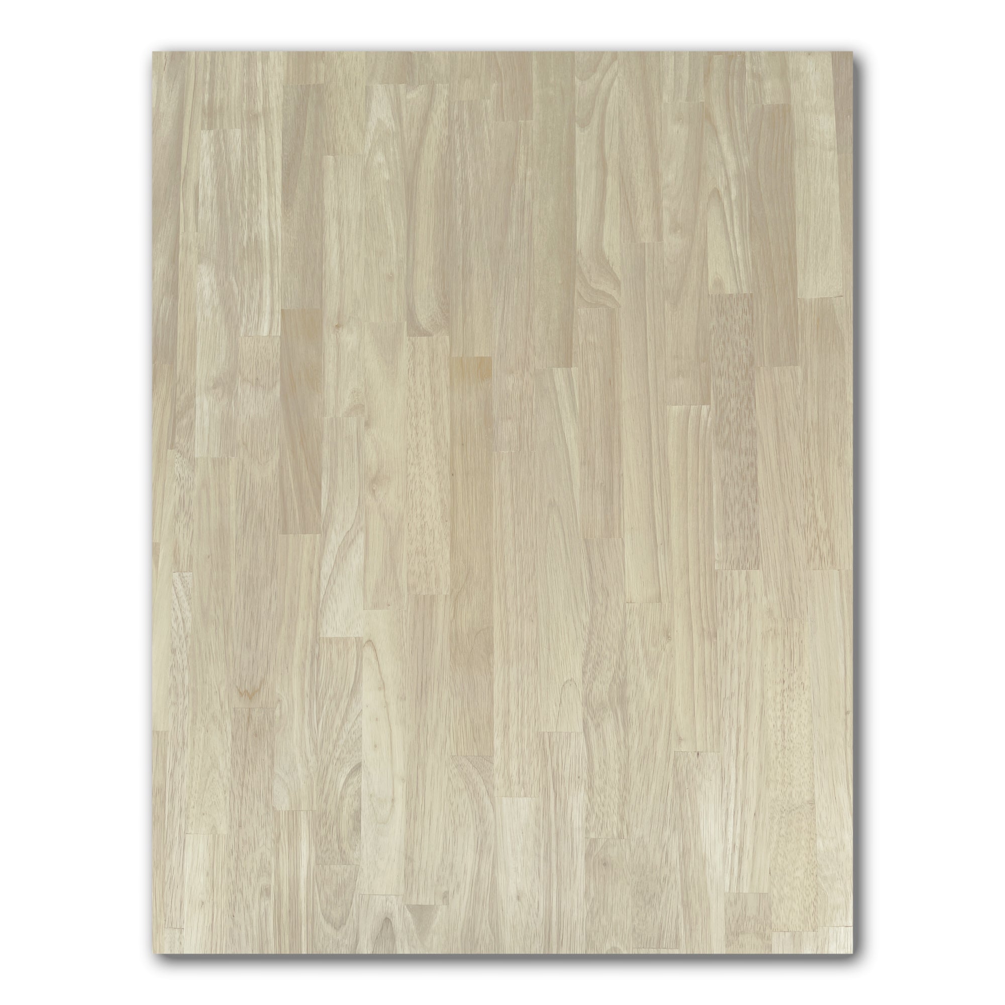 Leimholzplatte 45mm Hevea A/B massiv - keilgezinkte Lamellen