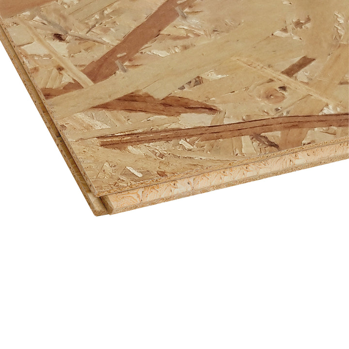OSB-3 Platte – 4-seitig Nut/Feder, Contifinish Oberfläche, 25mm