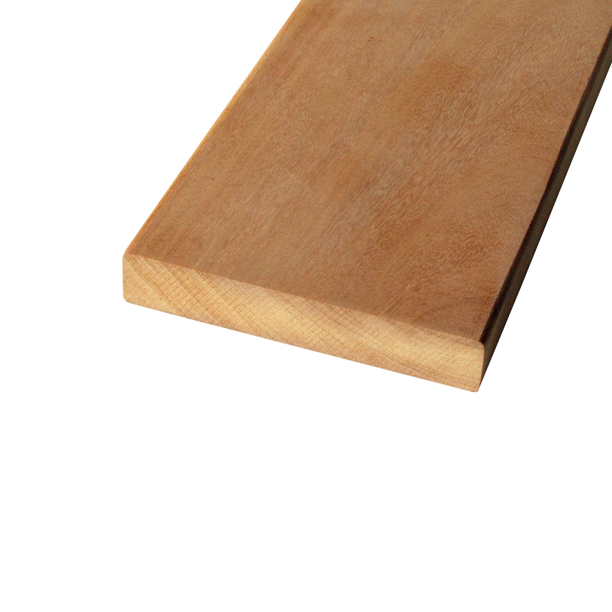 Garapa Prime KD lisse
 Planche de terrasse 25 x 145 mm longueurs fixes