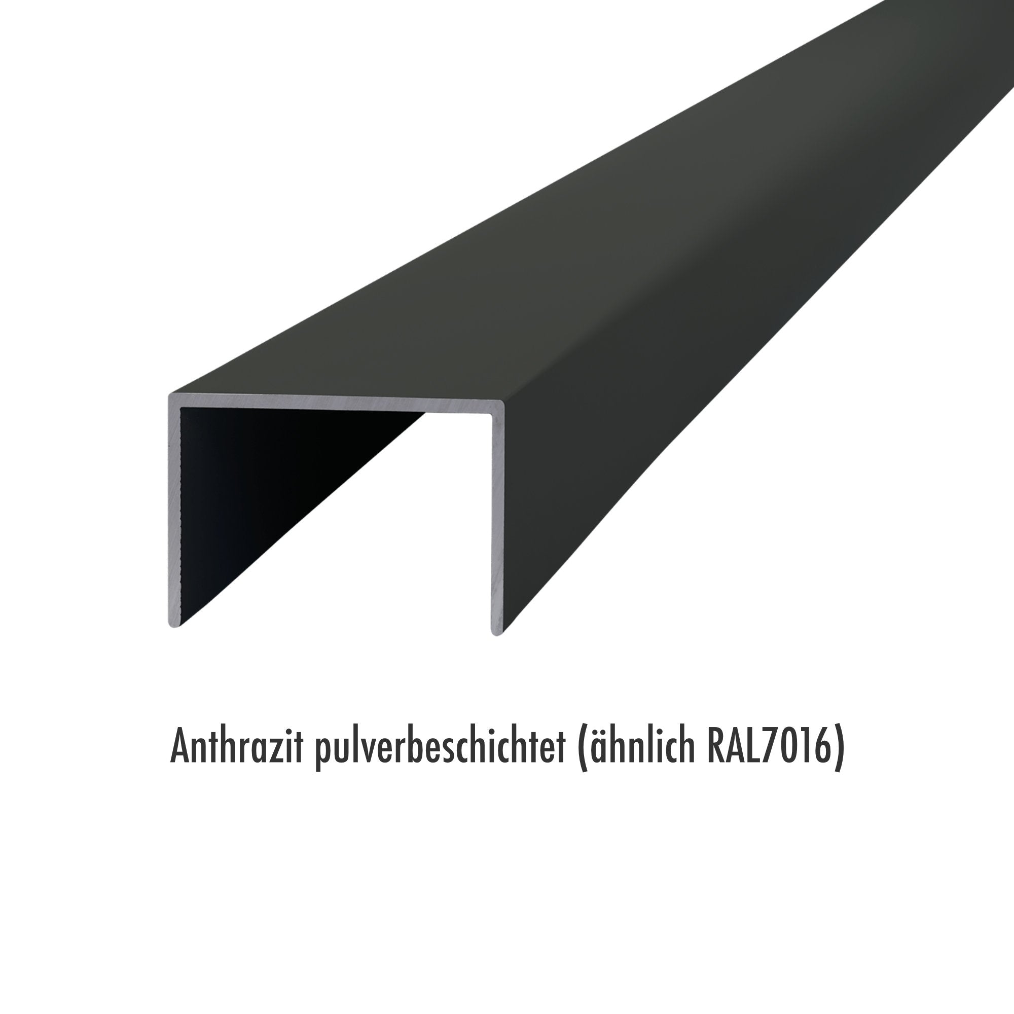 Zaun- und Sichtschutzzubehör TERA | anthrazit | 19-23mm