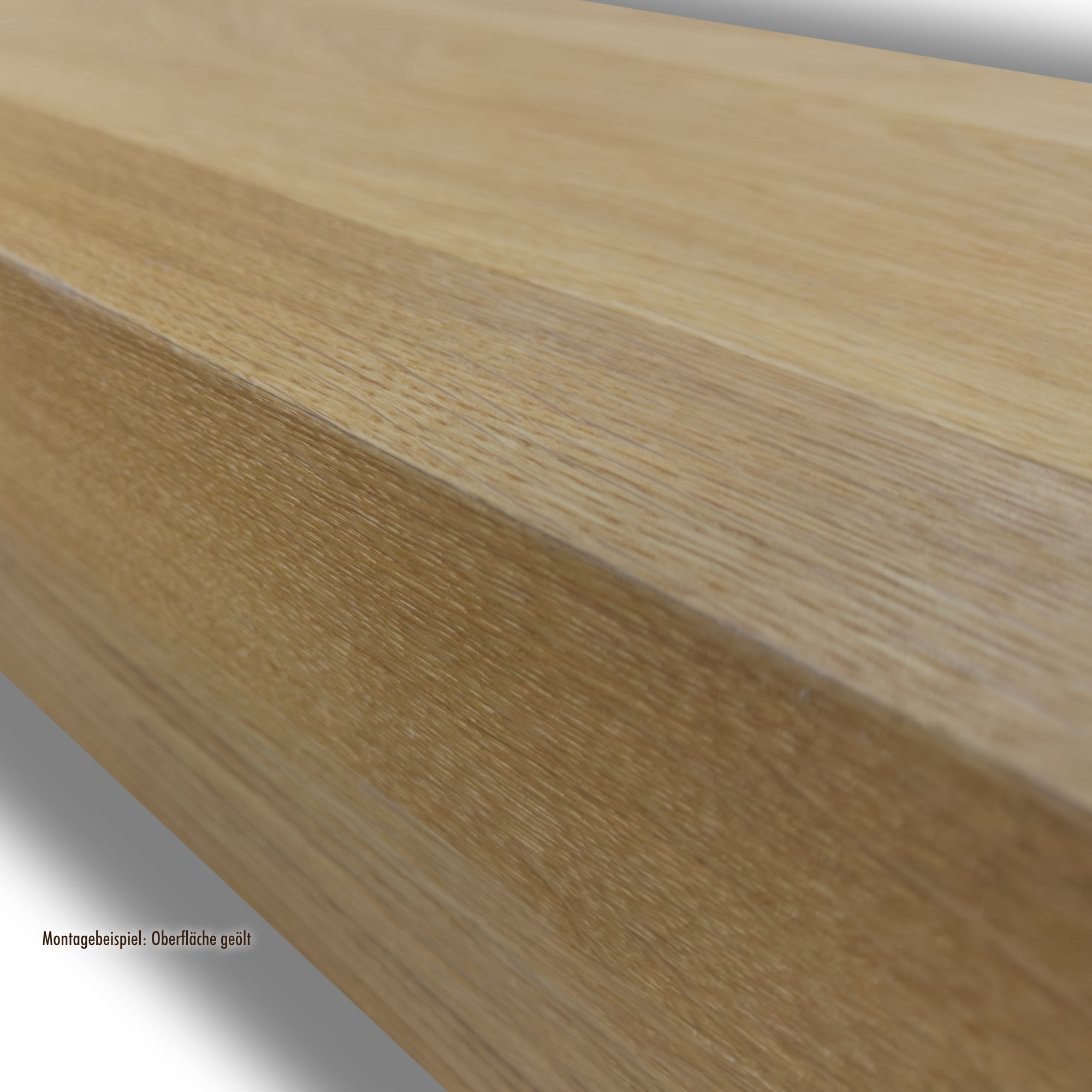 Treppenkantenprofil Eiche massiv | roh | 66x55x1000mm