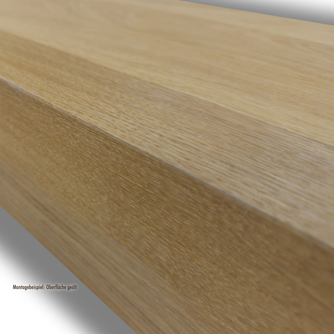 Treppenkantenprofil Eiche massiv | roh | 66x55x1000mm