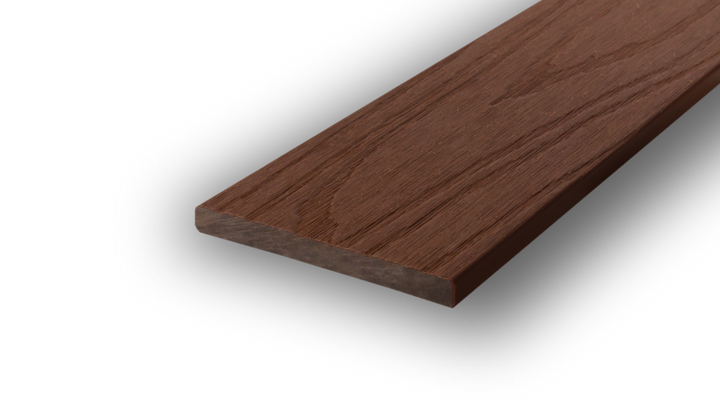 Bande plate / bande de recouvrement WPC
 80x10mm
 Terre