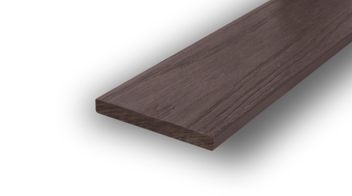 Bande plate / bande de recouvrement WPC
 80x10mm
 Terre