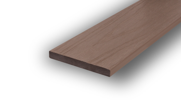 Bande plate / bande de recouvrement WPC
 80x10mm
 Terre