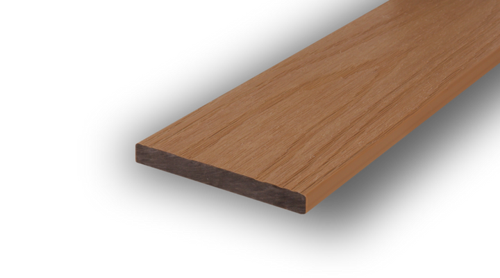 Bande plate / bande de recouvrement WPC
 80x10mm
 Terre