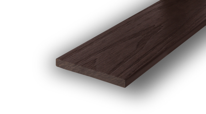 Bande plate / bande de recouvrement WPC
 80x10mm
 Terre
