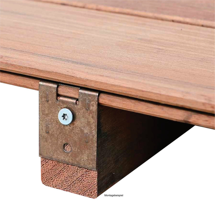 B-Fix Anfang-/Endklammern - Pack 50 Stück – Edelstahl - Restposten