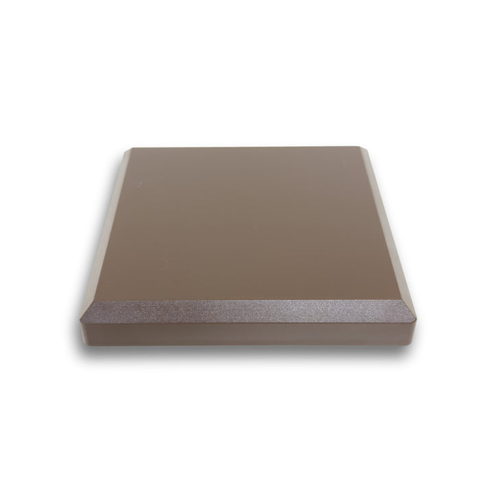 Pfostenkappe ABS-Kunststoff braun 100×100mm – Restposten