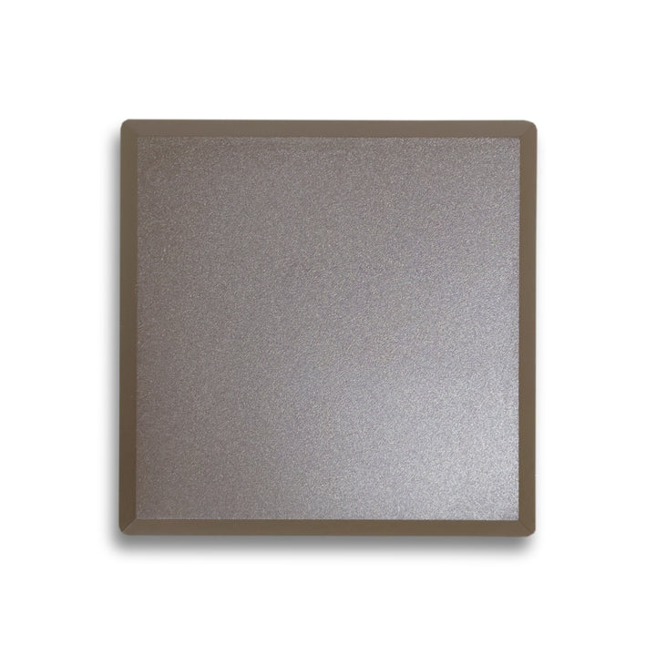 Pfostenkappe ABS-Kunststoff braun 100×100mm – Restposten