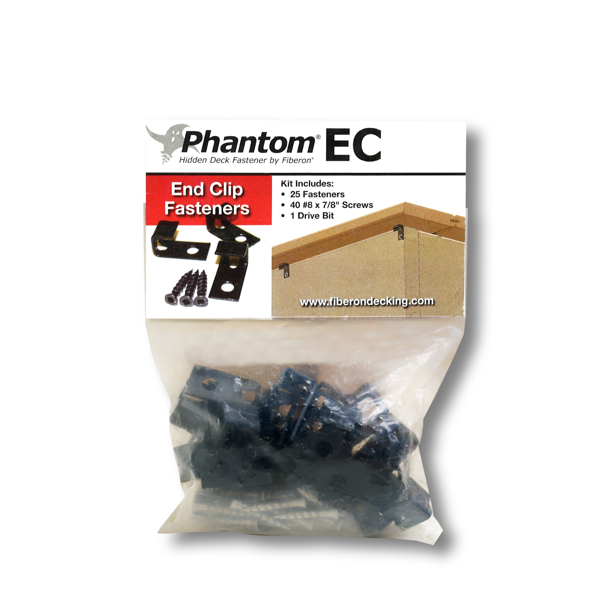 Fiberon Phantom EC Anfangs- und Endclips - Pck. 25 St. - Restposten