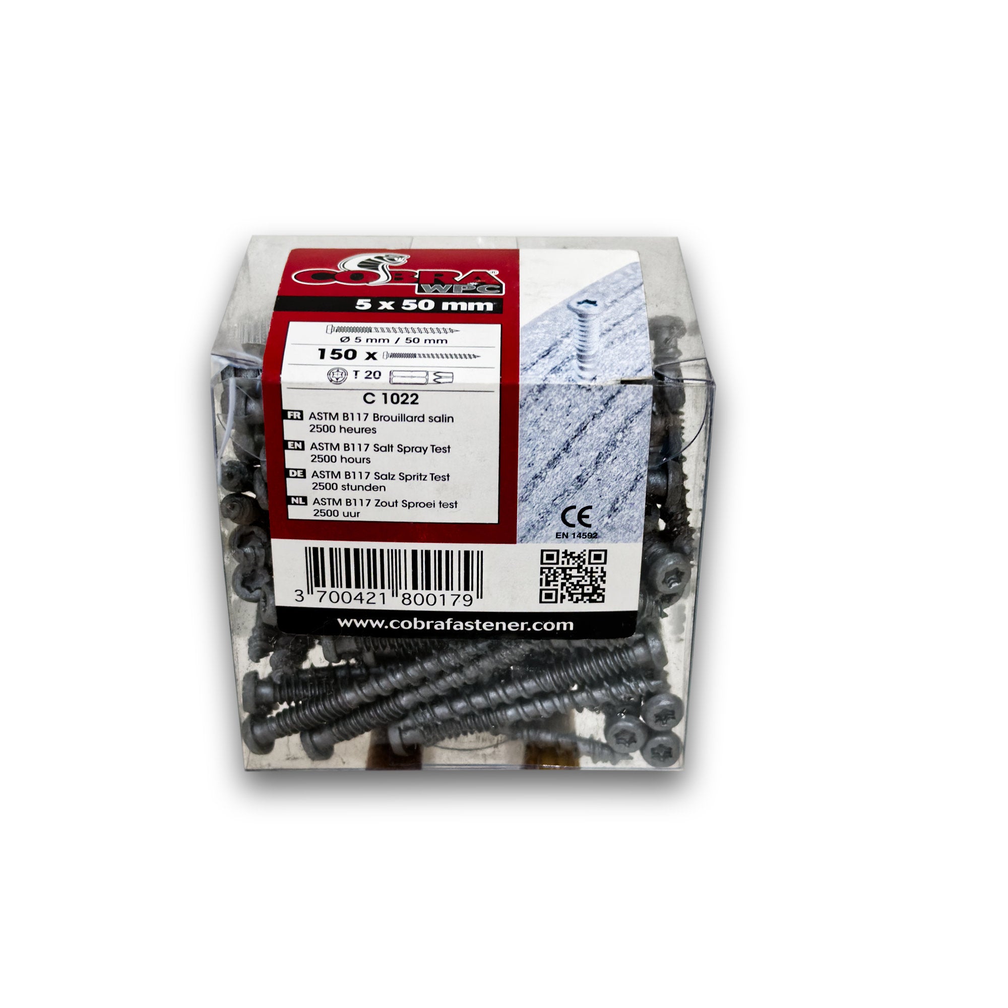 Montageschrauben für WPC – 5 × 50 mm – Pack 150 St. – Restposten
