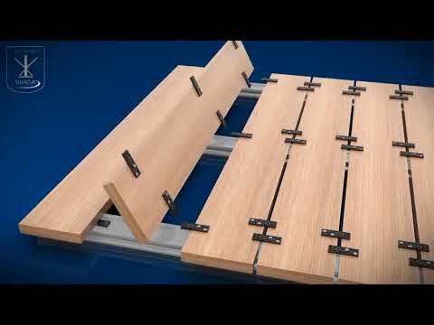 Sihga DielenFix (DF22)  SIHGAMID® 100 Stück für Dielen 24-29mm