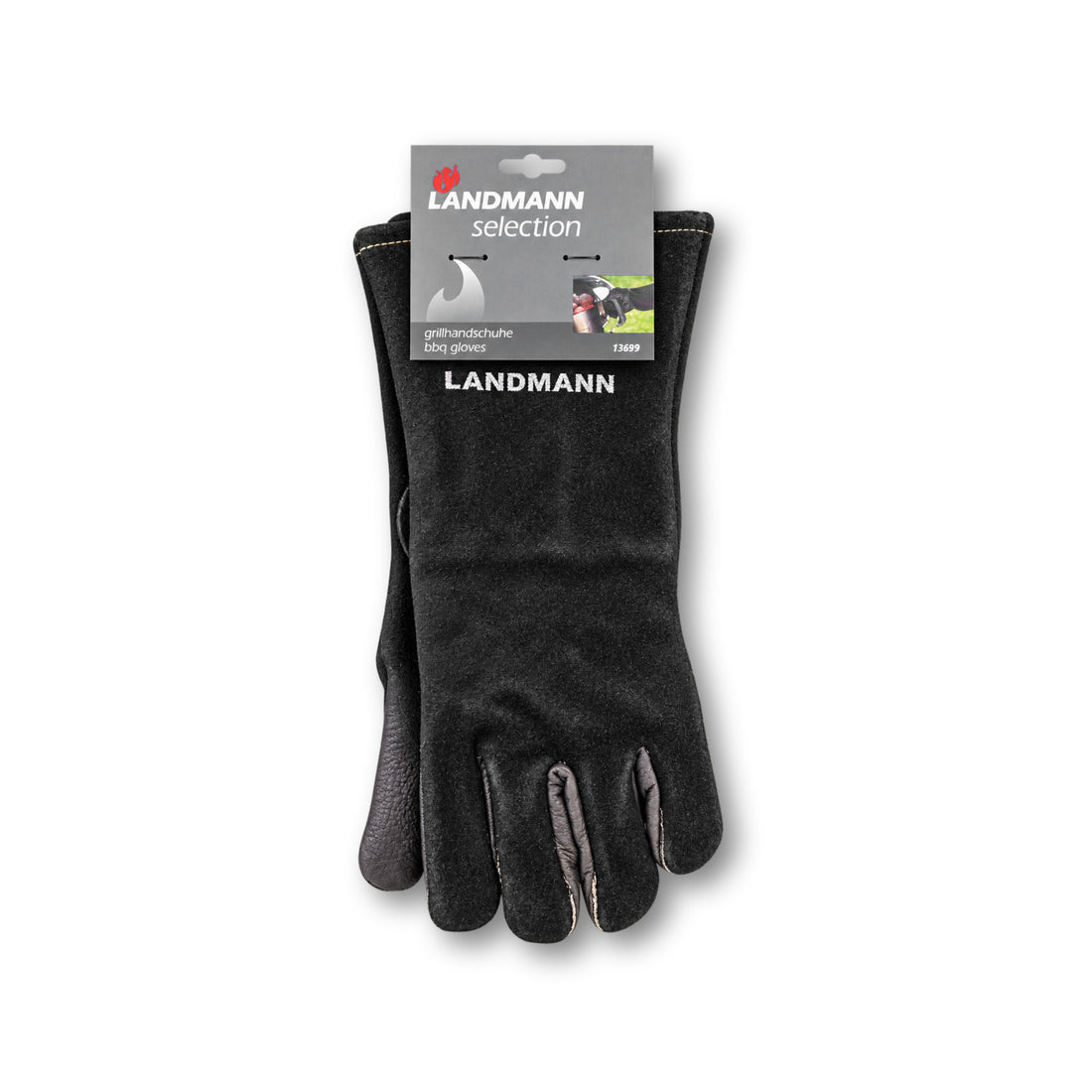 LANDMANN Selection Grillhandschuhe Leder – Paar | Restposten